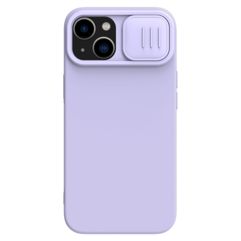 Nillkin CamShield Silky Magnetic silikonové pouzdro na iPhone 14 PLUS 6.7" Purple MagSafe