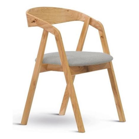 STIMA Jídelní židle GURU XL dub čalouněná