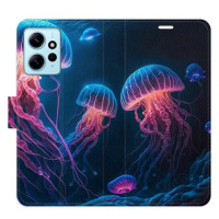 iSaprio flip pouzdro Jellyfish pro Xiaomi Redmi Note 12 5G