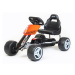 BABY MIX - Dětská šlapací motokára Go-kart Speedy červená