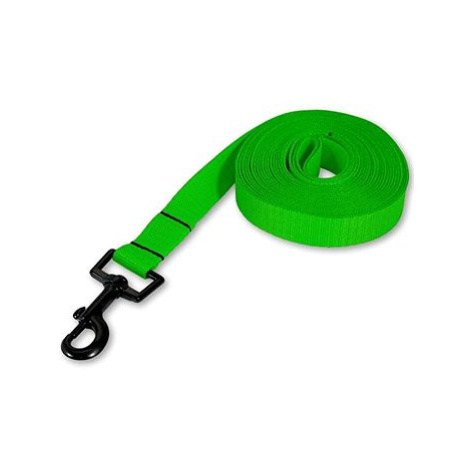 PafDog ultralehké stopovací vodítko ploché s poutkem na ruku 20 mm, světle zelená