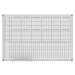 MAUL Plánovací tabule, měsíční/roční plánovač, šířka 900 mm