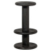 Černá barová židle z mangového dřeva 74 cm Kolby – WOOOD