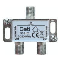Anténní rozbočovač GETI GSS102 2 výstupy