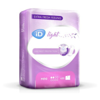 VLOŽKY ABSORPČNÍ ID LIGHT MINI 175ML,COTTON FEEL,JEDNOTLIVĚ BALENÉ,20KS