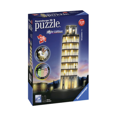 Puzzle 3D Pisa (Noční edice) 216 dílků RAVENSBURGER