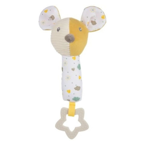 Canpol babies Plyšová hračka s kousátkem a pískátkem - Myška