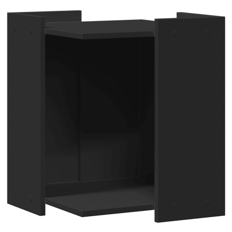 vidaXL Skříňka na kočičí záchod černá 42 x 42 x 51 cm kompozitní dřevo