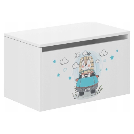 Dětský úložný box s nádherným lvíčkem 40x40x69 cm