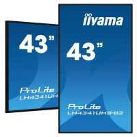 Monitor iiyama LE4341UHS-B2 43 Ips Led 4K 24/7 Vga 3xHDMI Reproduktory