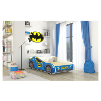 Dětská postel - Batman auto Rozměr: 140 x 70 cm