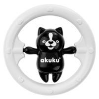 AKUKU - Chrastítko medvídek černobílý