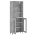 vidaXL Skříň highboard betonově šedá 69,5x34x180 cm kompozitní dřevo