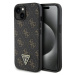 Kryt Guess GUHCP15MPG4GPK iPhone 15 Plus 6.7" black hardcase 4G Triangle Metal Logo (GUHCP15MPG4