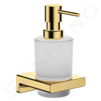Hansgrohe 41745990 - Dávkovač mýdla s držákem, matné sklo/leštěný vzhled zlata