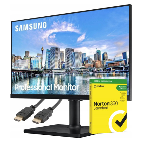 Led monitor Samsung F27T450FQR 27 Full Hd Ips 2xHDMI 1xDP Pivot Norton