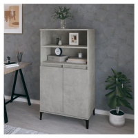 vidaXL Skříň highboard betonově šedá 60 x 36 x 110 cm kompozitní dřevo