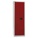 BISLEY Skříň s otočnými dveřmi UNIVERSAL, v x š x h 1950 x 600 x 400 mm, 4 police, 5 výšek pořad