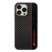 Pouzdro Pro Iphone 16 Pro Max 6.9 Audi Carbon Fiber Stripe Černé Case Zadní Kryt