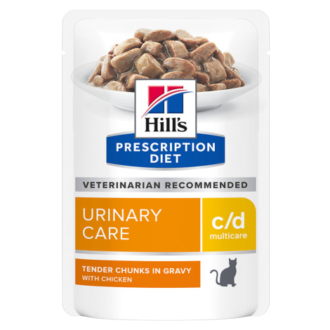 Hill's Prescription Diet c/d Multicare Urinary Care kapsičky kuřecí - 12 x 85 g Hills