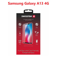 Tvrzené sklo Swissten Full Glue, Color Frame, Case Friendly pro Samsung Galaxy A13 4G, černá