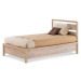 Studentská postel 100x200 s úložným prostorem artos - dub sofia/bílá
