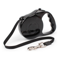 Vsepropejska Flex samonavíjecí vodítko pro psa | 5 m Barva: Černá