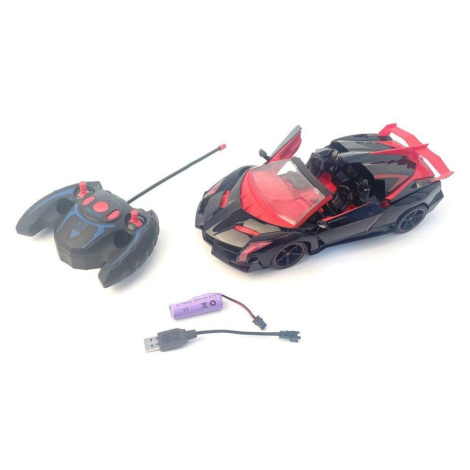 Alltoys RC Auto 1 : 14 závodní auto 28 cm dobíjecí černo - červené