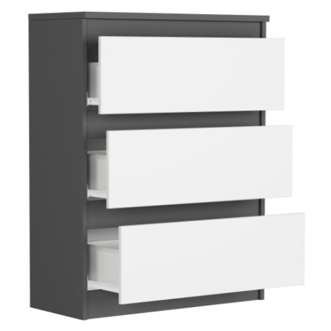 Kompaktní komoda R-3 - různé barevné varianty antracit mix bílá