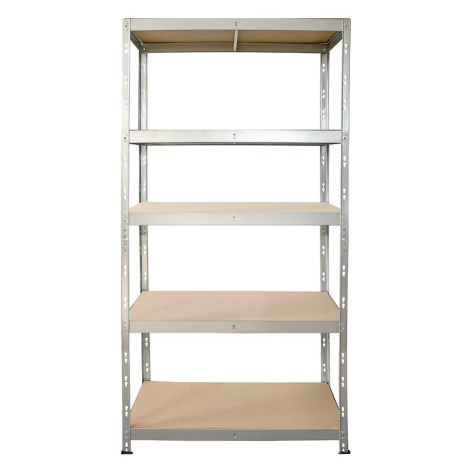Kovový regál pozinkovaný Stabil II 180x90x45cm – 250 kg/5 polic BAUMAX