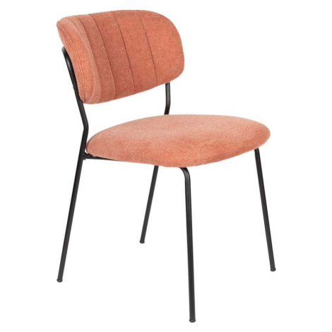 Jídelní židle v sadě 2 ks v lososové barvě Jolien – White Label