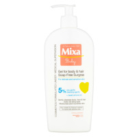 Mixa Baby vyživující mycí gel pro děti na tělo a vlásky 400ml