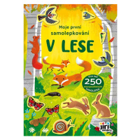 V lese - moje první samolepkování