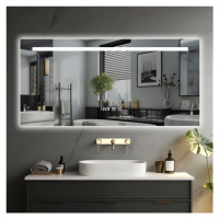 IREDA Koupelnové zrcadlo s LED osvětlením, 80 x 60 cm