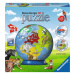 RAVENSBURGER 3D Puzzleball Dětský globus se zvířaty (anglický) 72 dílků