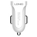 LDNIO Nabíječka do auta LDNIO DL-C17, 1x USB, 12W + kabel Micro USB (bílá)