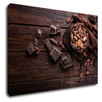Impresi Obraz Zátiší s čokoládou - 90 x 60 cm