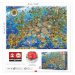 Educa puzzle Crazy European map 500dílné a fix lepidlo 17962