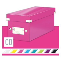 LEITZ WOW Click & Store CD 14.3 x 13.6 x 35.2 cm, růžová