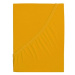 B.E.S. PETROVICE Prostěradlo Jersey česaná bavlna MAKO 200 × 200 cm, sytě žluté