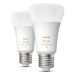 LED žárovka E27 Philips Hue 2ks 6W (60W) White Ambiance (2200-6500K) stmívatelná