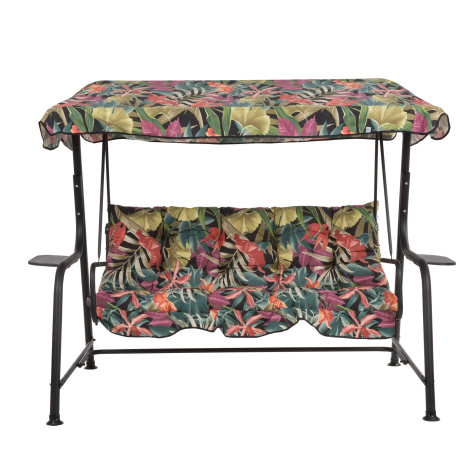 Zahradní houpačka Hawaii Black Edition s bočními stolky G052-23IB PATIO