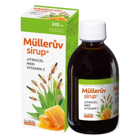 Dr. Müller Müllerův sirup s jitrocelem, medem a vitaminem C 245 ml Dr.Müller