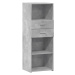 vidaXL Skříň highboard betonově šedá 45x42,5x124 cm kompozitní dřevo