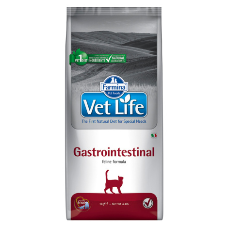 Farmina Vet Life Cat Gastro-Intestinal - Výhodné balení: 3 x 2 kg