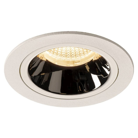 SLV BIG WHITE NUMINOS DL M vnitřní LED zápustné stropní svítidlo bílá/chrom 3000 K 40° včetně li