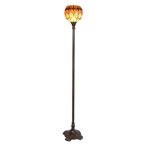 Clayre&Eef Niley - stojací lampa v Tiffany stylu Clayre & Eef