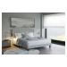 Elegantní boxspringová postel Memphis, provedení Standard, barva Lama Light Grey, 180x200 cm