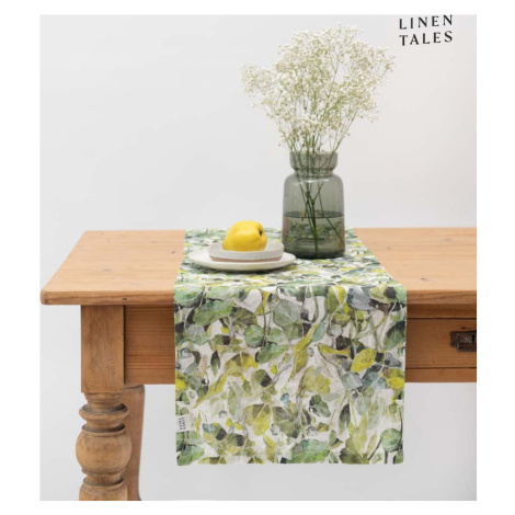 Lněný běhoun na stůl 40x200 cm Lotus – Linen Tales