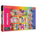 Trefl Puzzle 10v1 - Kolekce módních panenek / MGA Rainbow high